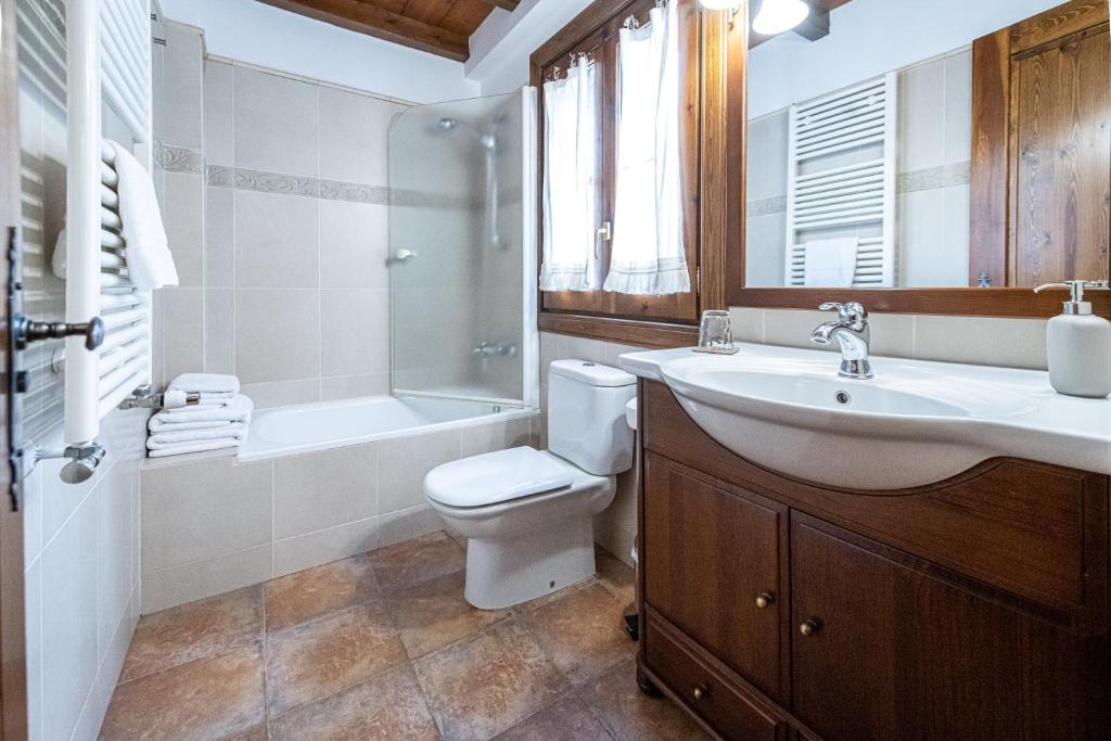 Koupelna v ubytování Apartamentos Casa Pichuana