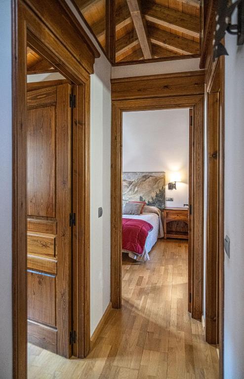 Postel nebo postele na pokoji v ubytování Apartamentos Casa Pichuana