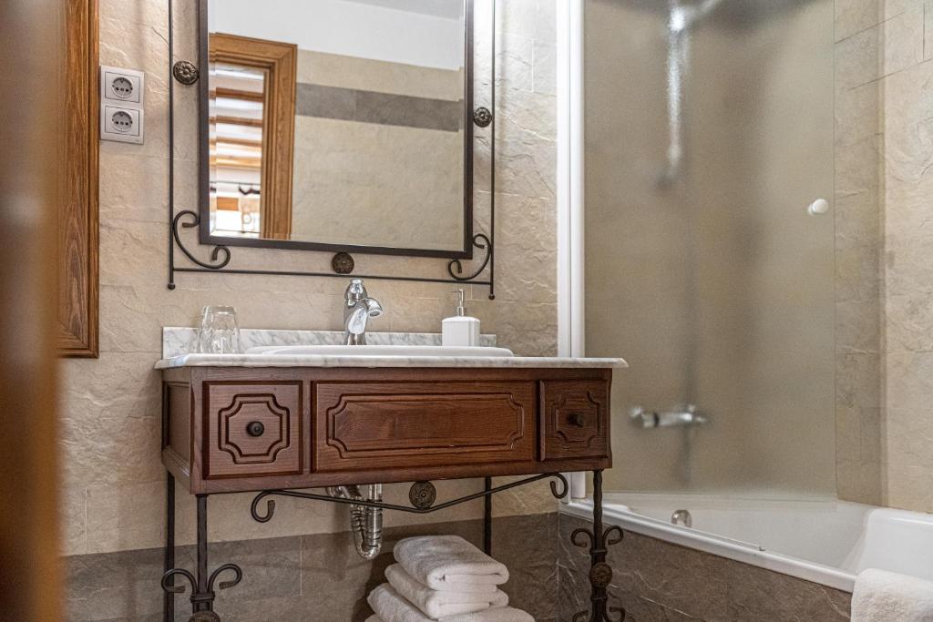 Koupelna v ubytování Apartamentos Casa Pichuana