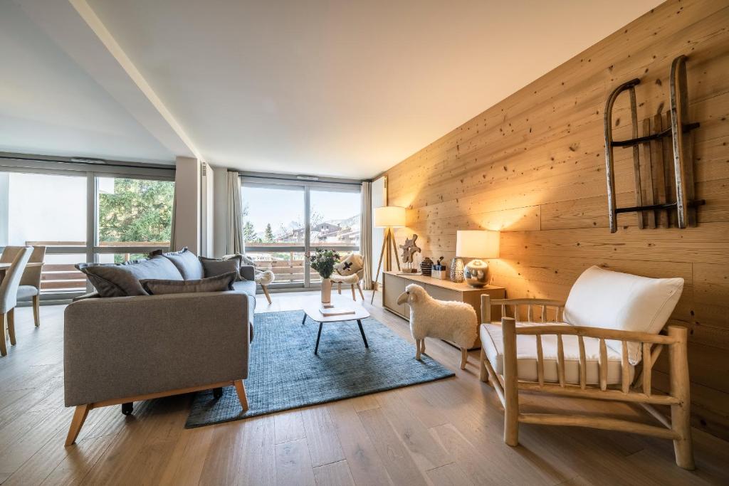 Posedenie v ubytovaní Apartment Cortirion Megeve - by EMERALD STAY