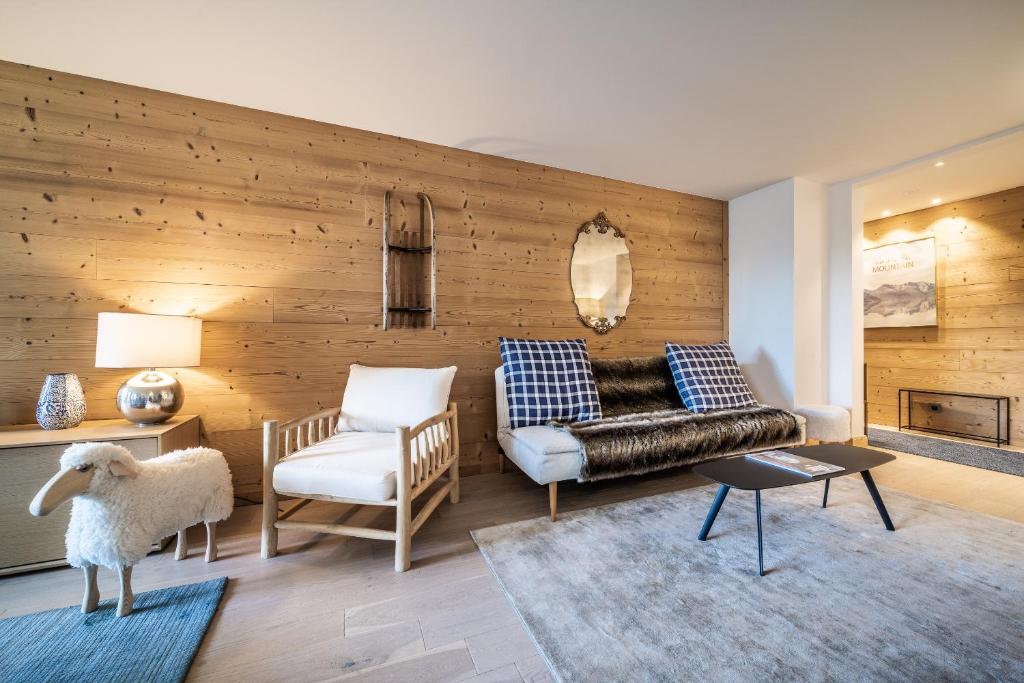 Posedenie v ubytovaní Apartment Cortirion Megeve - by EMERALD STAY