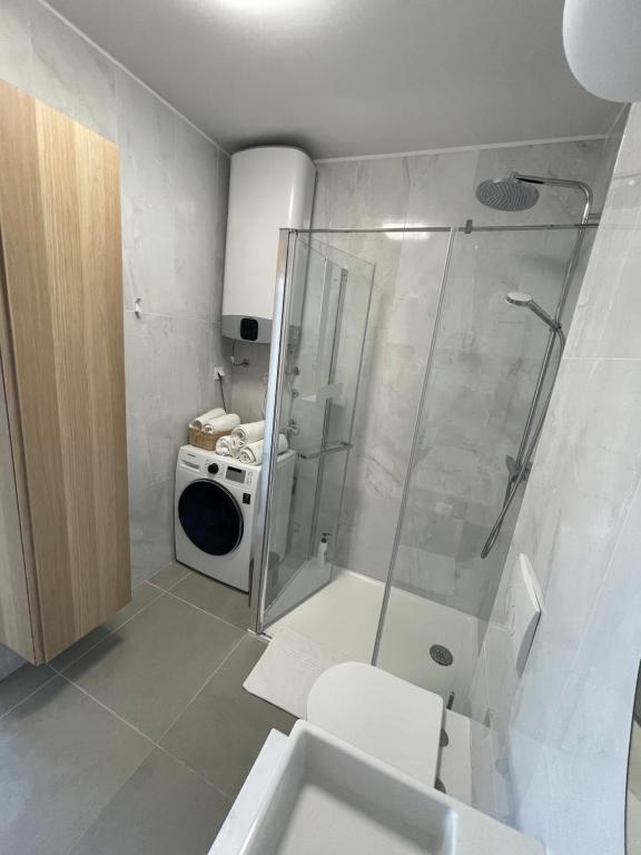 Kúpeľňa v ubytovaní Soltysovka apartments