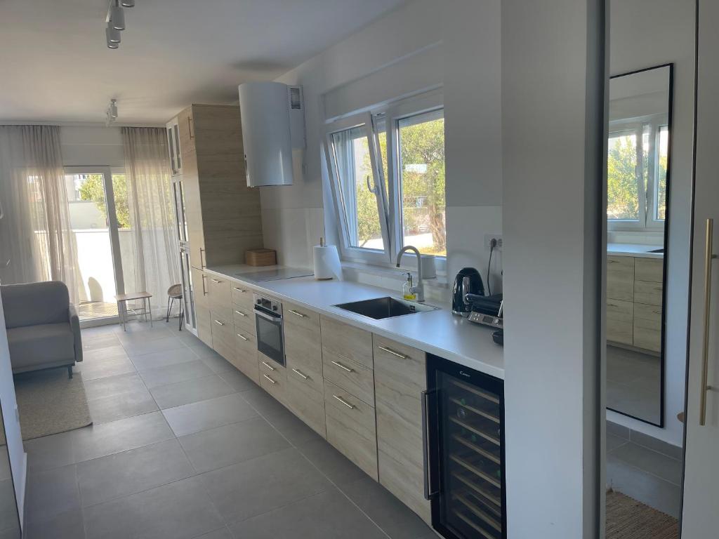 Kuchyňa alebo kuchynka v ubytovaní Soltysovka apartments