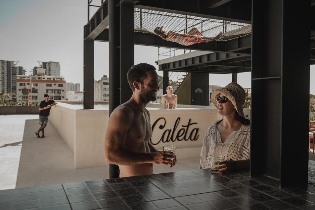Hosté ubytování Caleta Hostel Rooftop & Pool