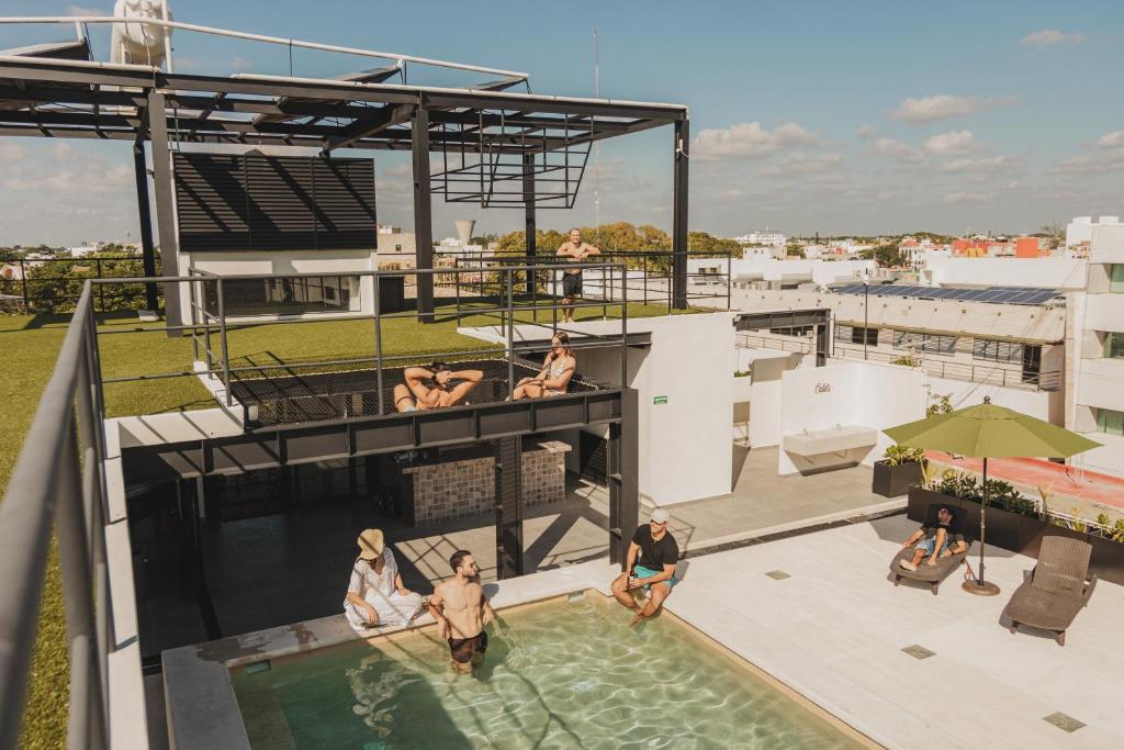Hosté ubytování Caleta Hostel Rooftop & Pool