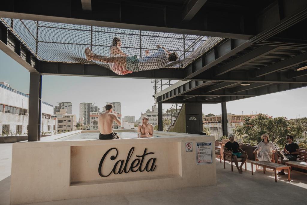 Hosté ubytování Caleta Hostel Rooftop & Pool