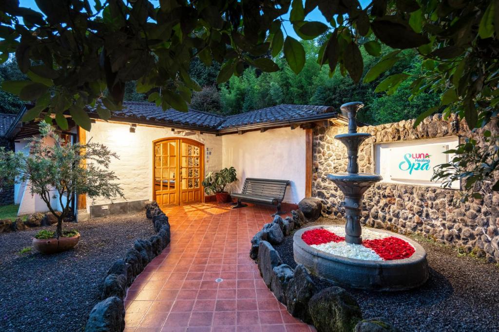 Zahrada ubytování Luna Volcán, Adventure SPA - formerly Luna Runtún