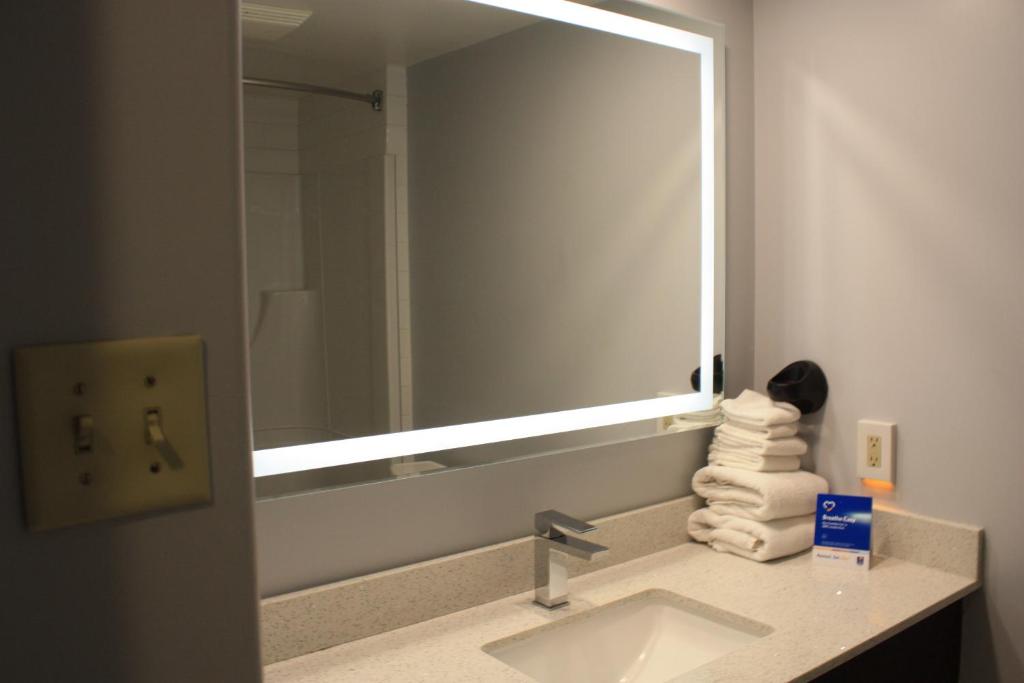 Koupelna v ubytování Comfort Inn & Suites University