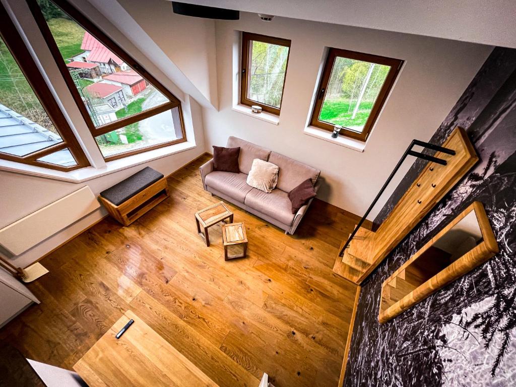 Część wypoczynkowa w obiekcie Apartman Bratrouchov