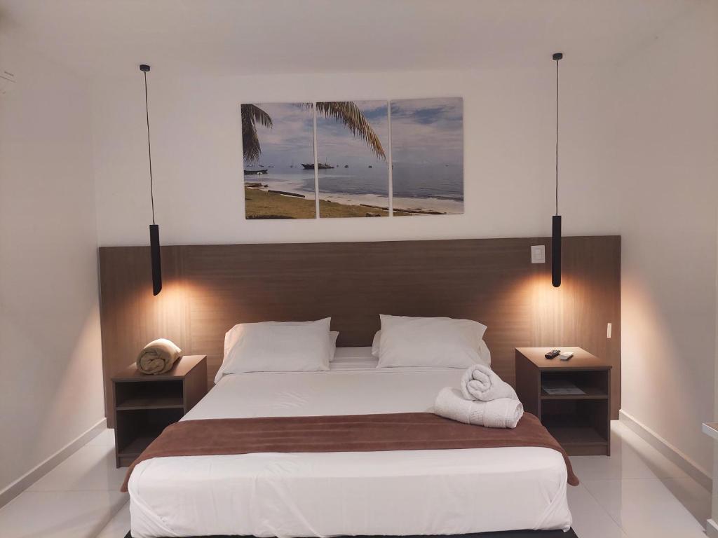 Bahia San Andres Hospedaje - 私人浴室的双人或双人间