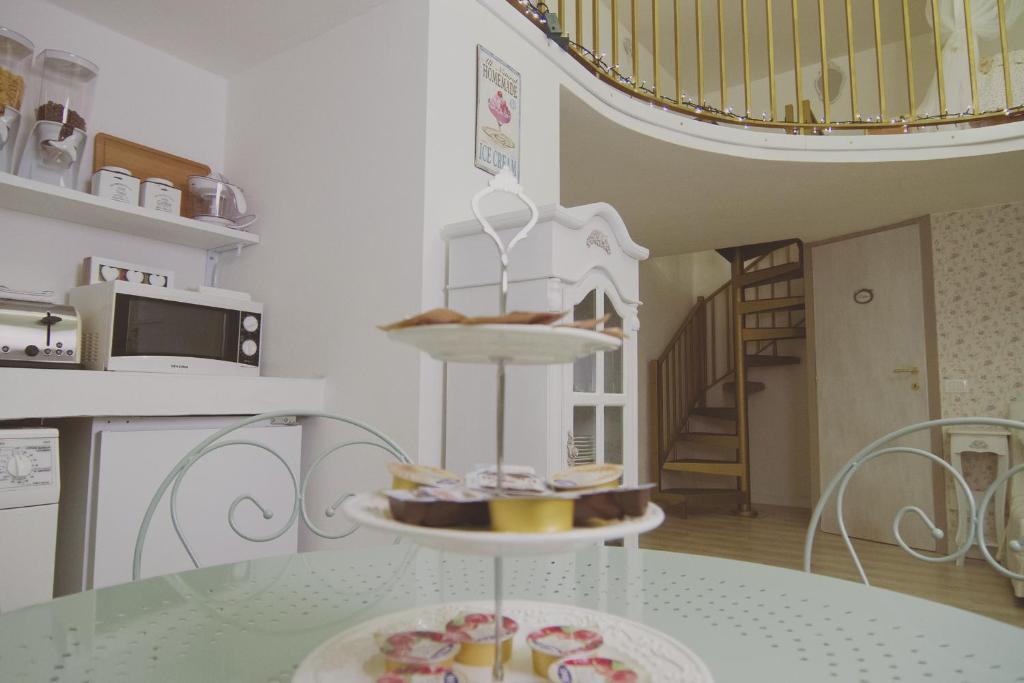 Kuchyň nebo kuchyňský kout v ubytování Residenza Fiori di Grano