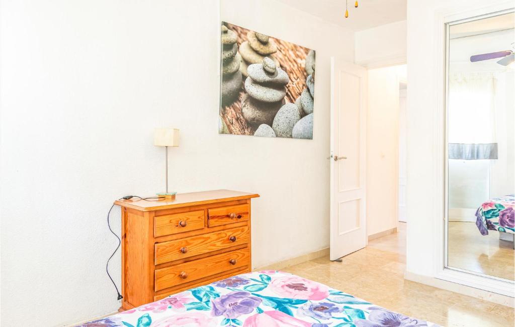 A bed or beds in a room at Gorgeous Apartment In Calahonda