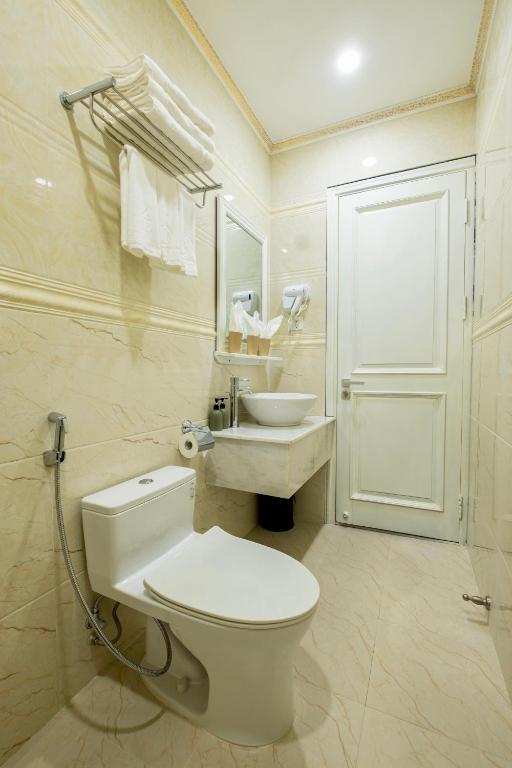 Koupelna v ubytování Thanh Anh Hotel Da Lat