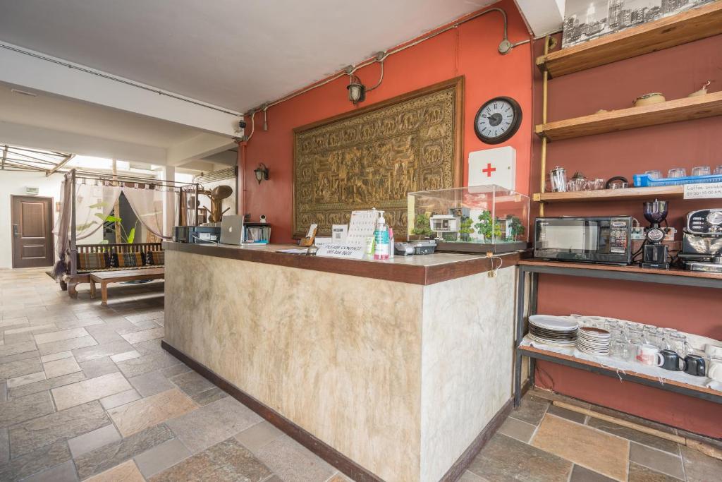 Kuchyň nebo kuchyňský kout v ubytování Yi's Garden Villa