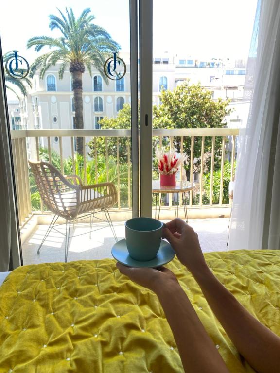 Hôtel Jardin Croisette - Resim 13