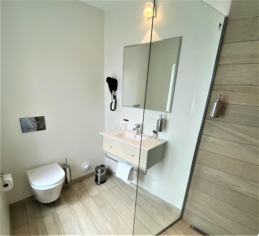 Vannituba majutusasutuses Hotel Skivehus