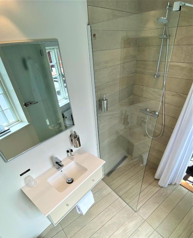 Vannituba majutusasutuses Hotel Skivehus