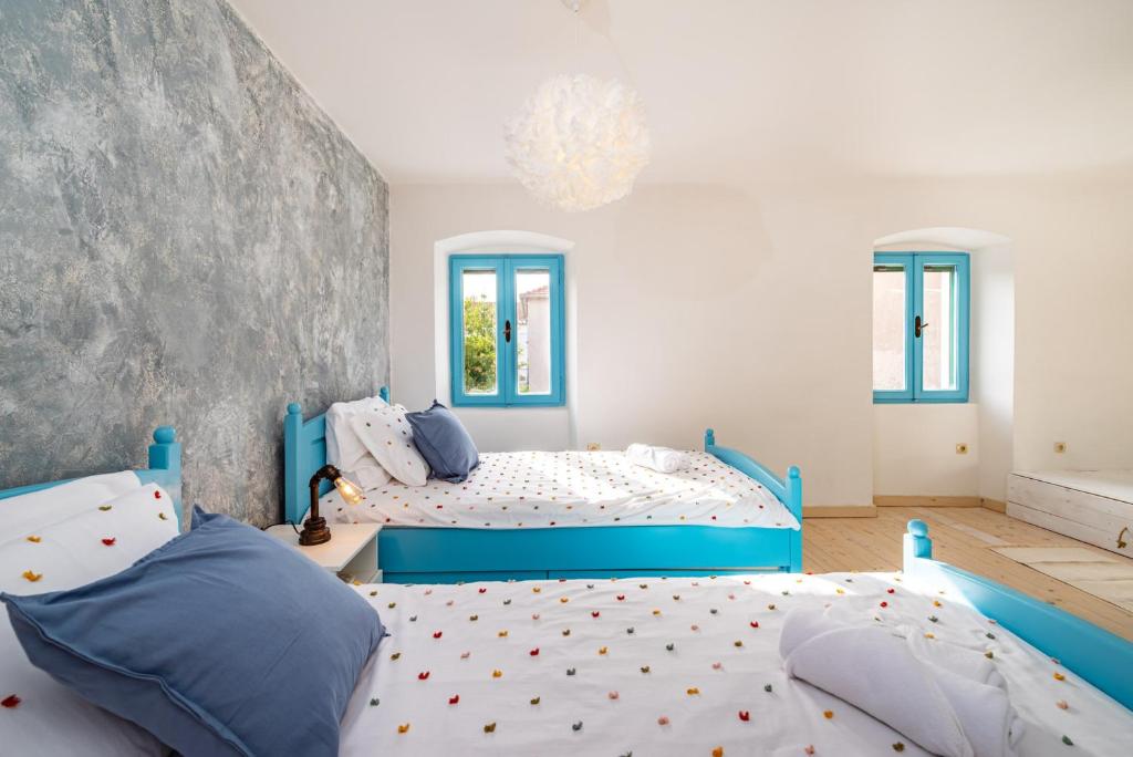 Posteľ alebo postele v izbe v ubytovaní Hidden Gem holiday home with pool