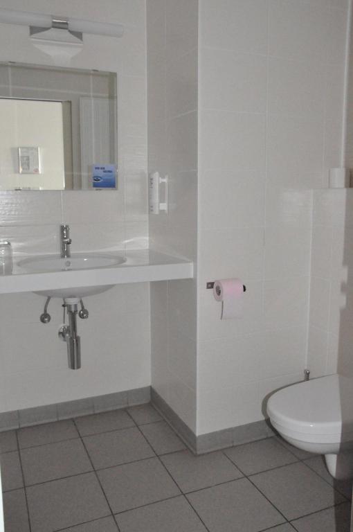 Koupelna v ubytování Hotel Aan Zee