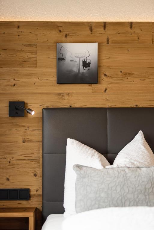 Postel nebo postele na pokoji v ubytování Apartments am Bichl