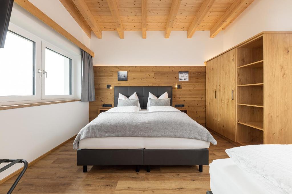 Postel nebo postele na pokoji v ubytování Apartments am Bichl