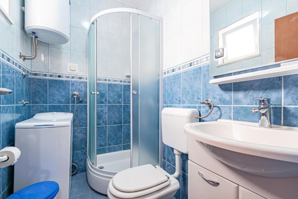 Koupelna v ubytování Siriščević Apartment