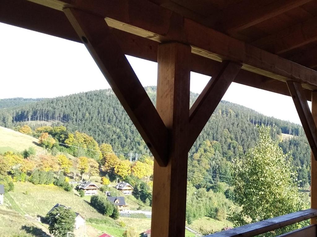 Výhľad na hory alebo výhľad na hory priamo z dovolenkového domu