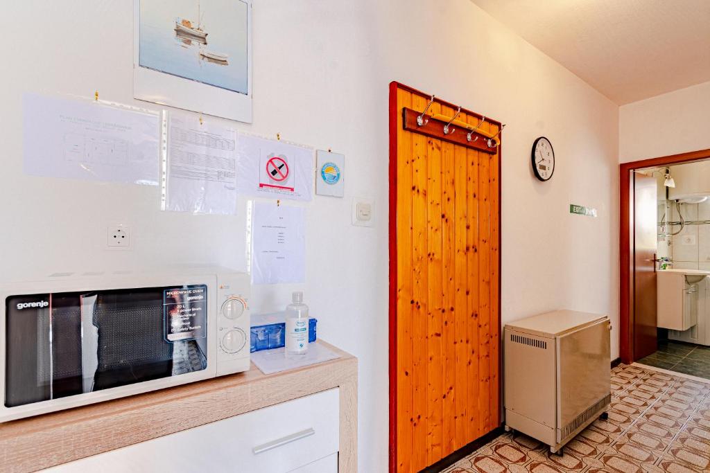 Kuchyň nebo kuchyňský kout v ubytování Siriščević Apartment