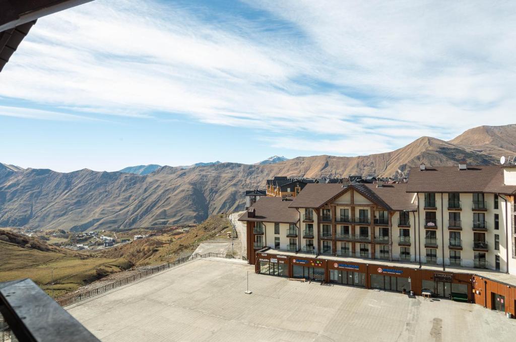 Nespecifikovaný výhled na hory nebo výhled na hory při pohledu z apartmánu