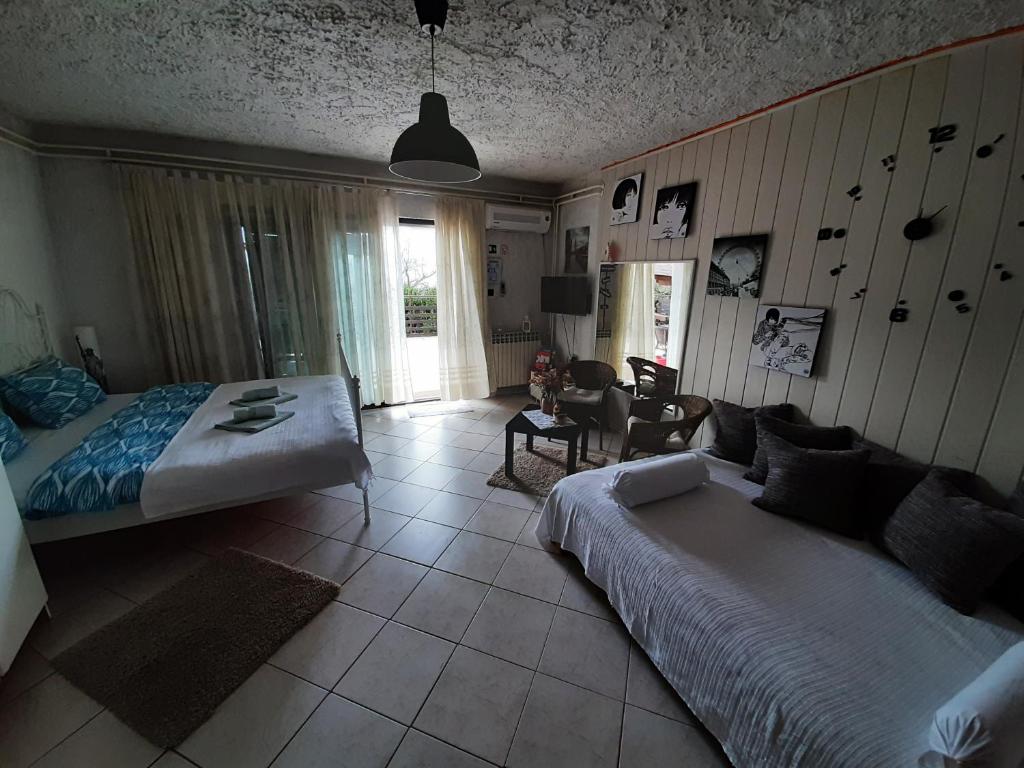Posteľ alebo postele v izbe v ubytovaní Studio Apartments Fancy 2