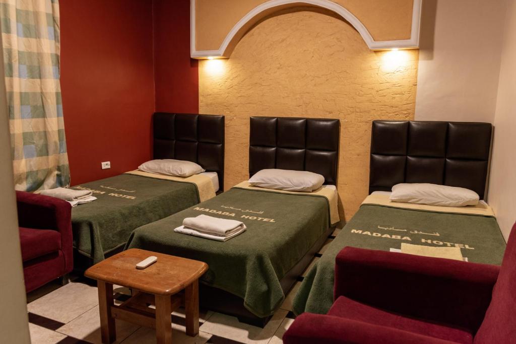 Posezení v ubytování Madaba Hotel