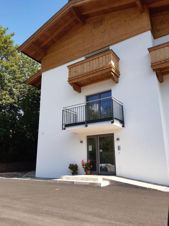 Balkón nebo terasa v ubytování Haus Seisl