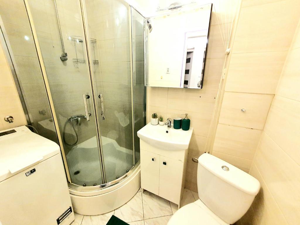 Kúpeľňa v ubytovaní Positive Olive Apartment
