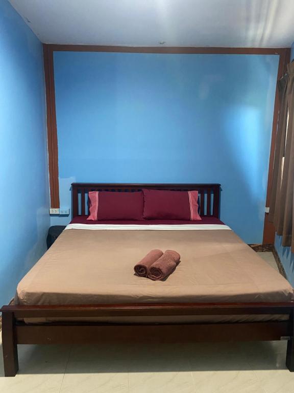 Postel nebo postele na pokoji v ubytování Pak Klong Room for rent