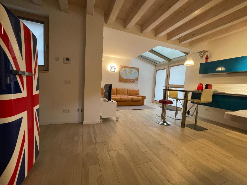 Kuchyň nebo kuchyňský kout v ubytování INTERNO 2 Este centro
