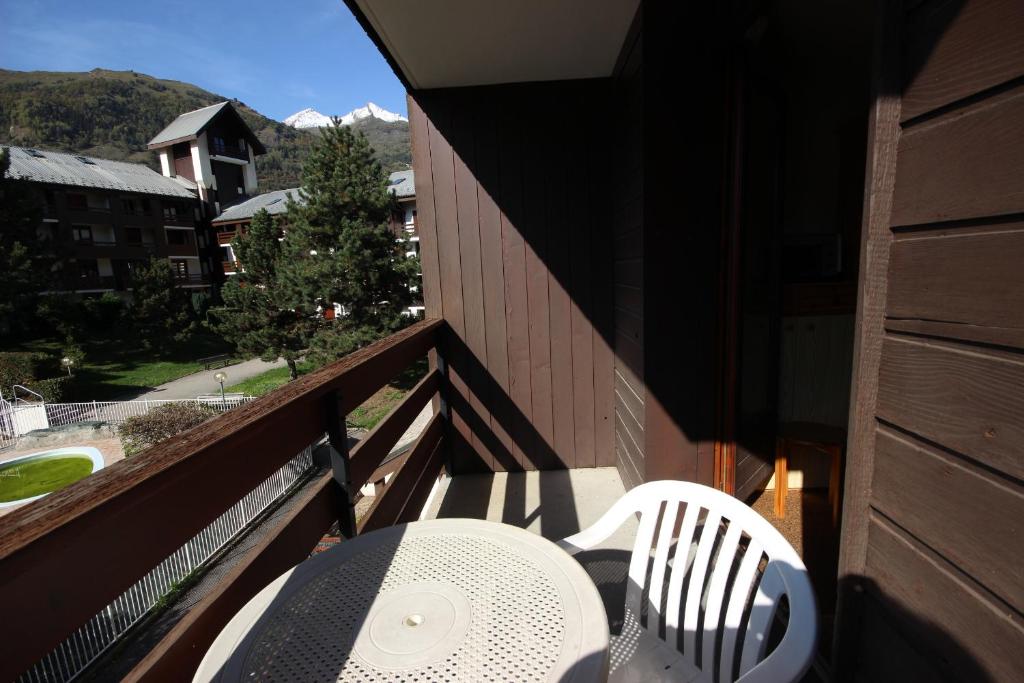 Balkón alebo terasa v ubytovaní 1 bedroom flat, heated pool, heart of village, parking, Wifi
