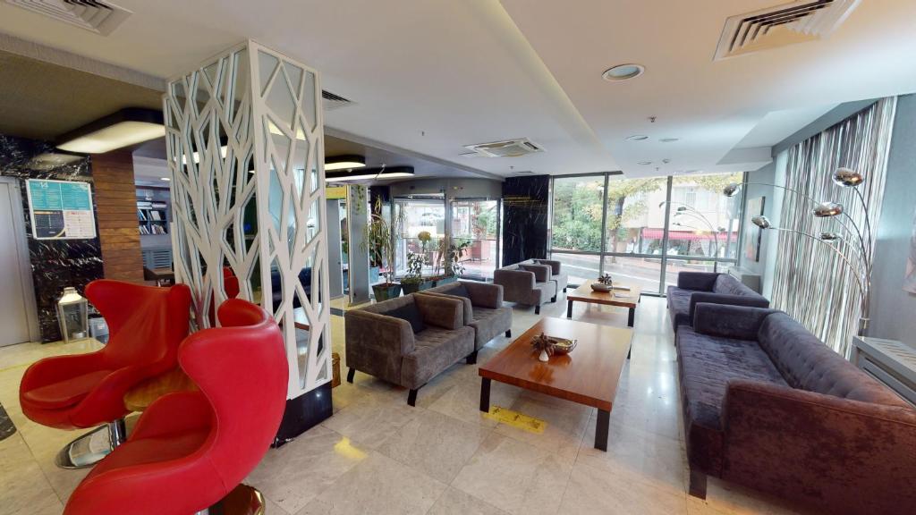 Posezení v ubytování Mimi Hotel Ankara