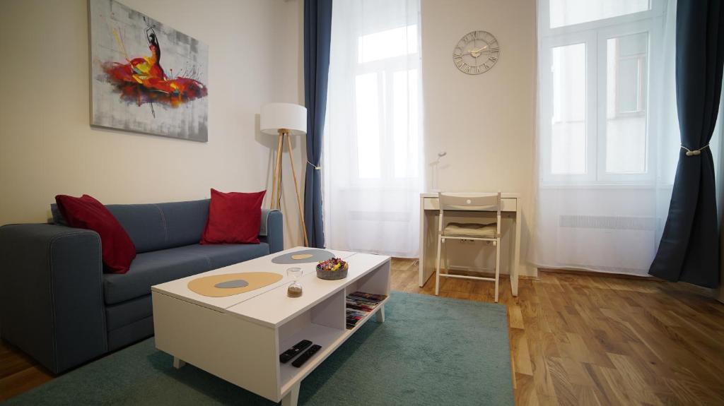 Posedenie v ubytovaní MALIXA - Apartment in the heart of Vienna next to Metro