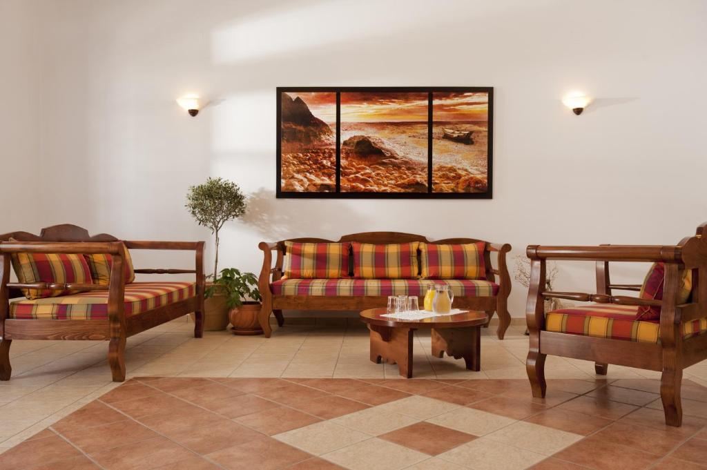 Posezení v ubytování Hotel Eleni