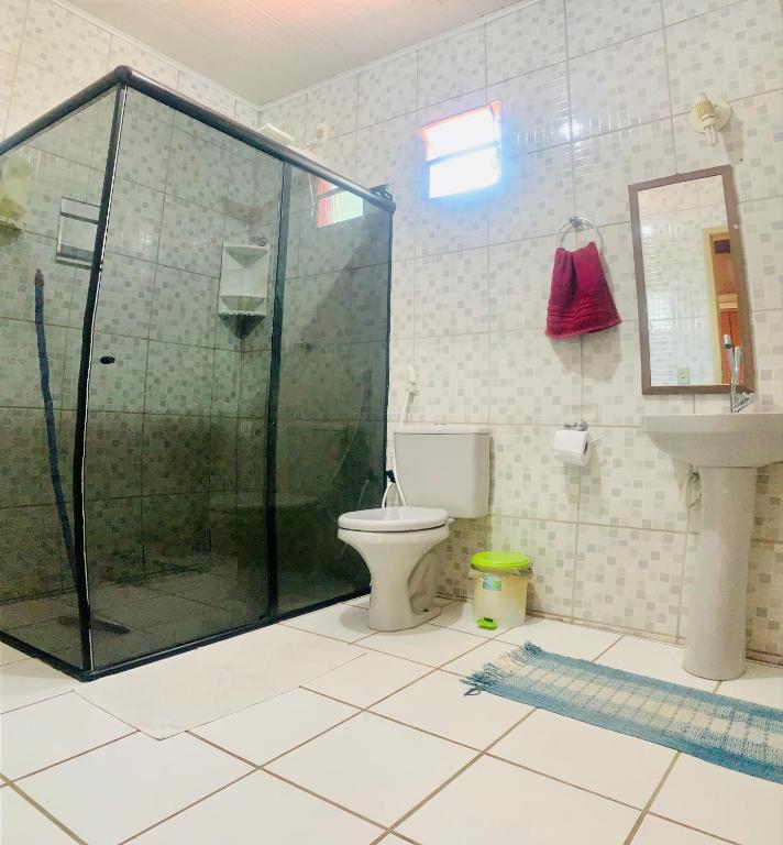 Koupelna v ubytování Vila das Estrelas - Guesthouse