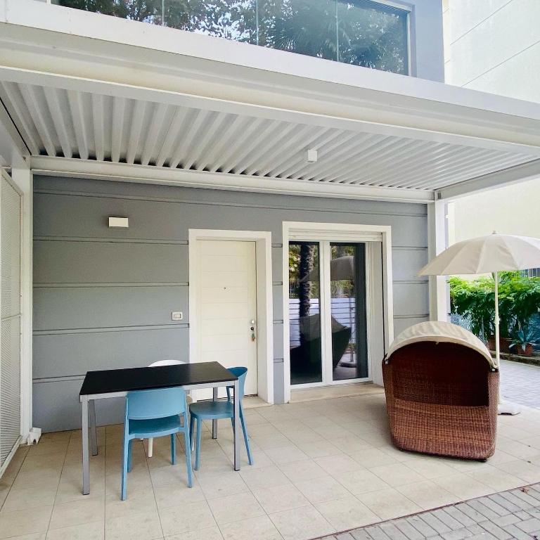 Patio alebo iná vonkajšia časť ubytovania Lupicante 56 Cesenatico