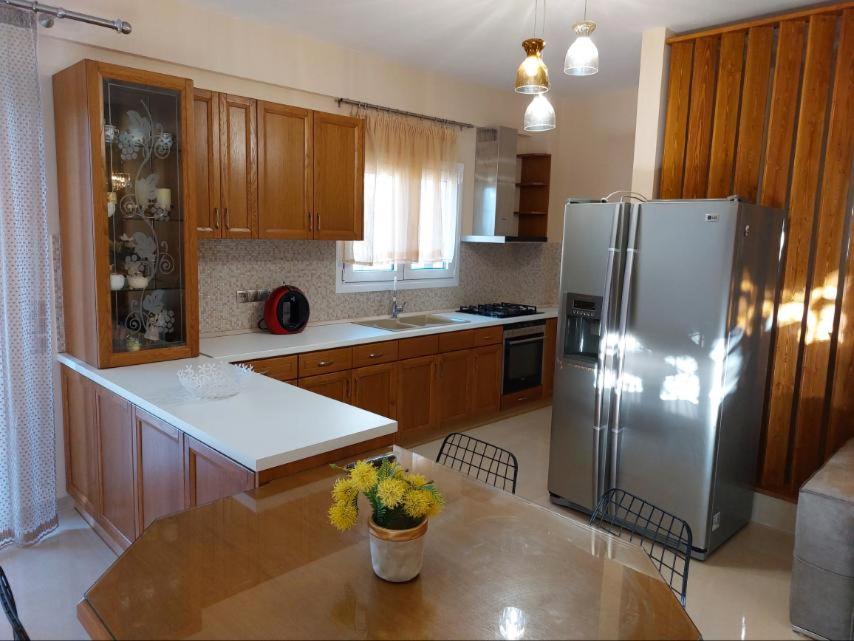 Kuchyň nebo kuchyňský kout v ubytování Elegant View - Trikala - 3BD Apt