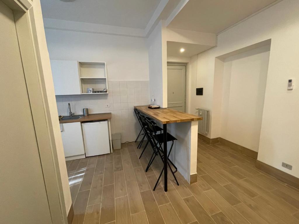 Kuchyň nebo kuchyňský kout v ubytování Art Atelier Apartments