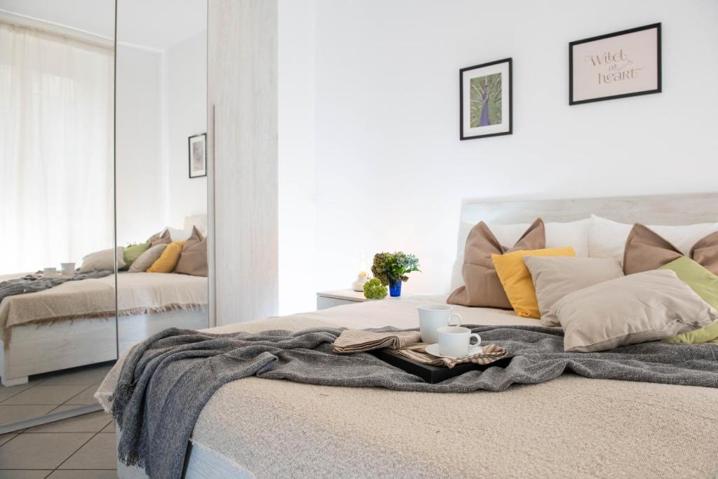 Posteľ alebo postele v izbe v ubytovaní Sweet Home in Laterano