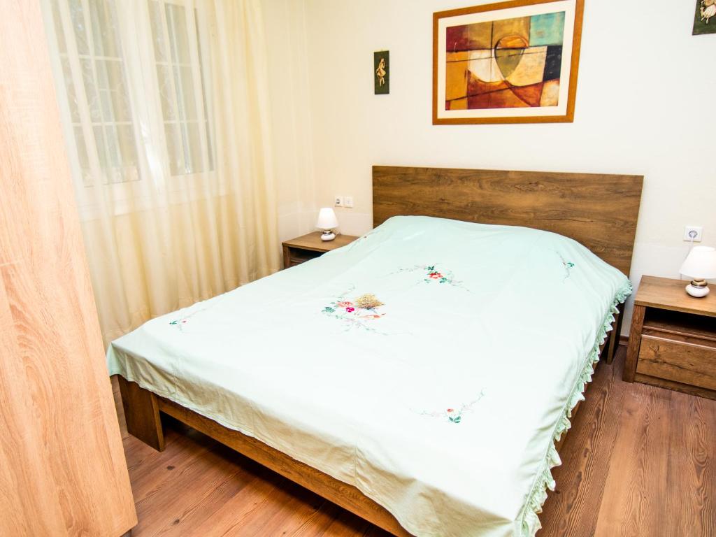 Posteľ alebo postele v izbe v ubytovaní ZeusPlace Valentina's house Elatochori