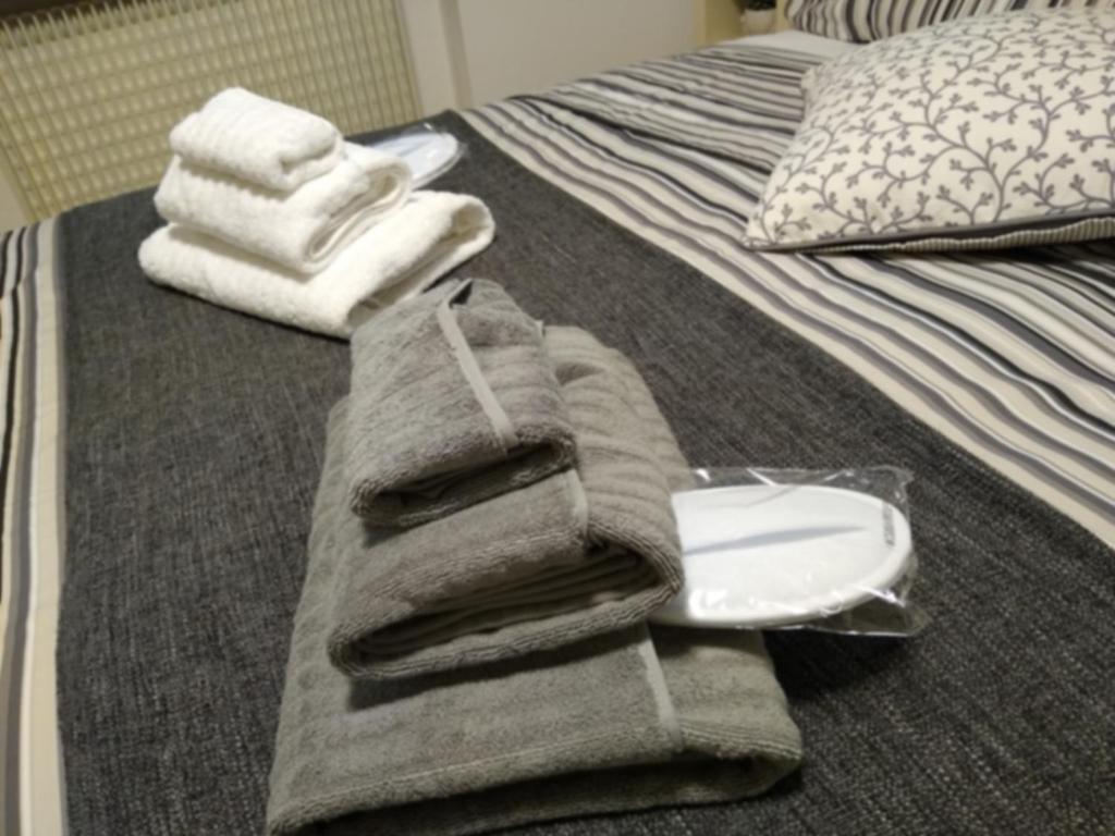 Postel nebo postele na pokoji v ubytování Mi AN HOME