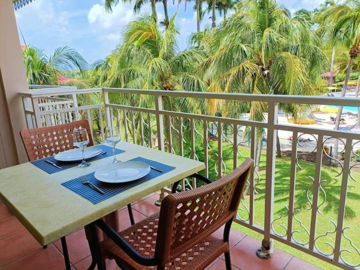 Balkón nebo terasa v ubytování Le MaDja'Kaz - studio en résidence et bord de Mer - Sainte Luce Martinique
