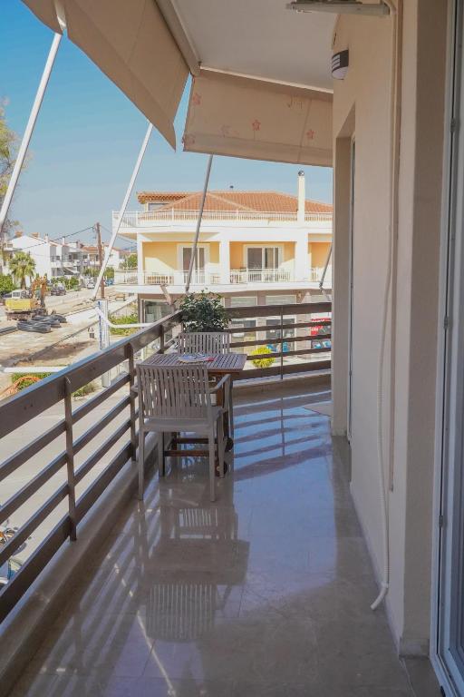 Balkon lub taras w obiekcie The natural apartment