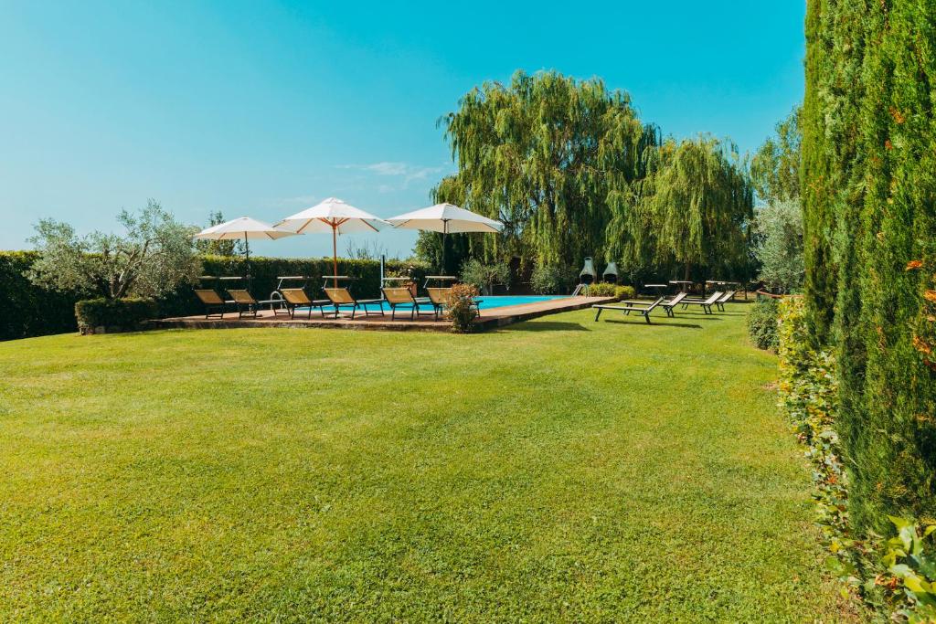 Vonkajšia záhrada v ubytovaní Agriturismo Il Borgo