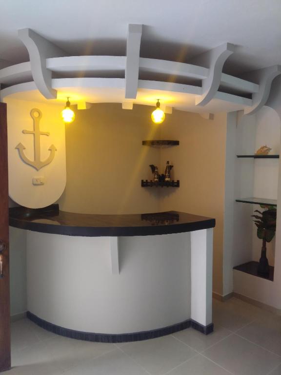 Kuchyň nebo kuchyňský kout v ubytování M & L Shared Apartment